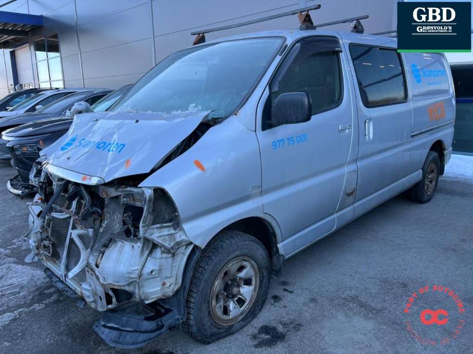 Toyota Hiace, 2007-2012 (Fase 3)  delebil , Motorkode: 2KD-FTV, Girkassekode: 3303026A61