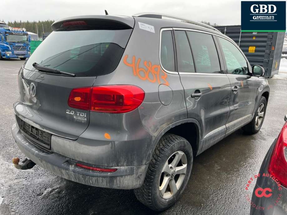 VW Tiguan 2011-2016 (Type I, Fase 2) , Motorkode: CFFB, Girkassekode: MYG