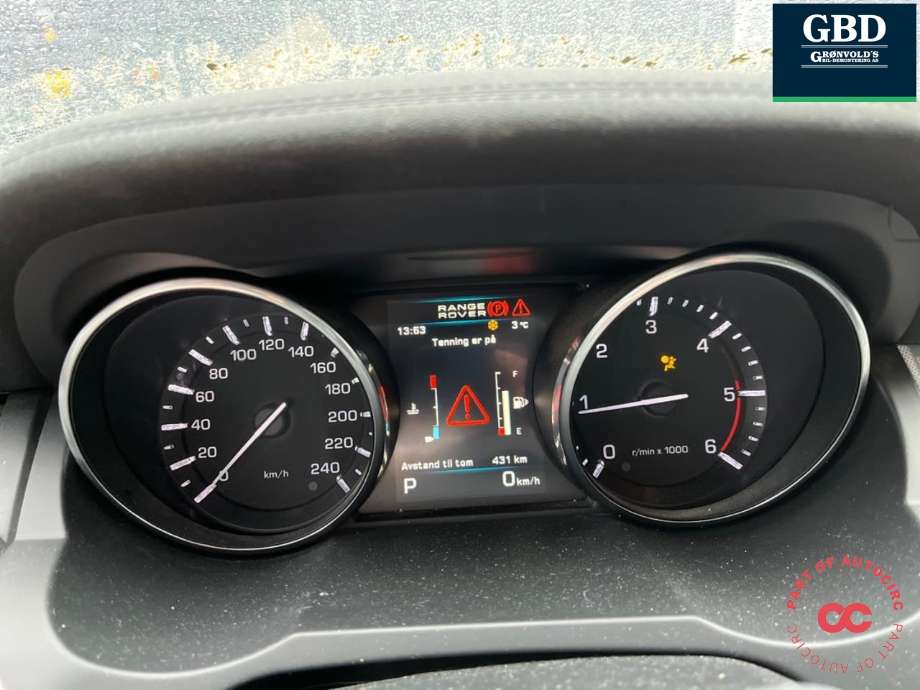 Land Rover Range Rover, Evoque 2011-2019 (Type I) , Motorkode: 224DT, Girkassekode: LR024709