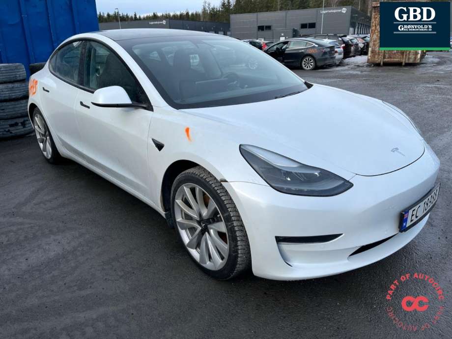 Tesla Model 3 2018-2023 (Fase 1) , Motorkode: 3D3, Girkassekode: 