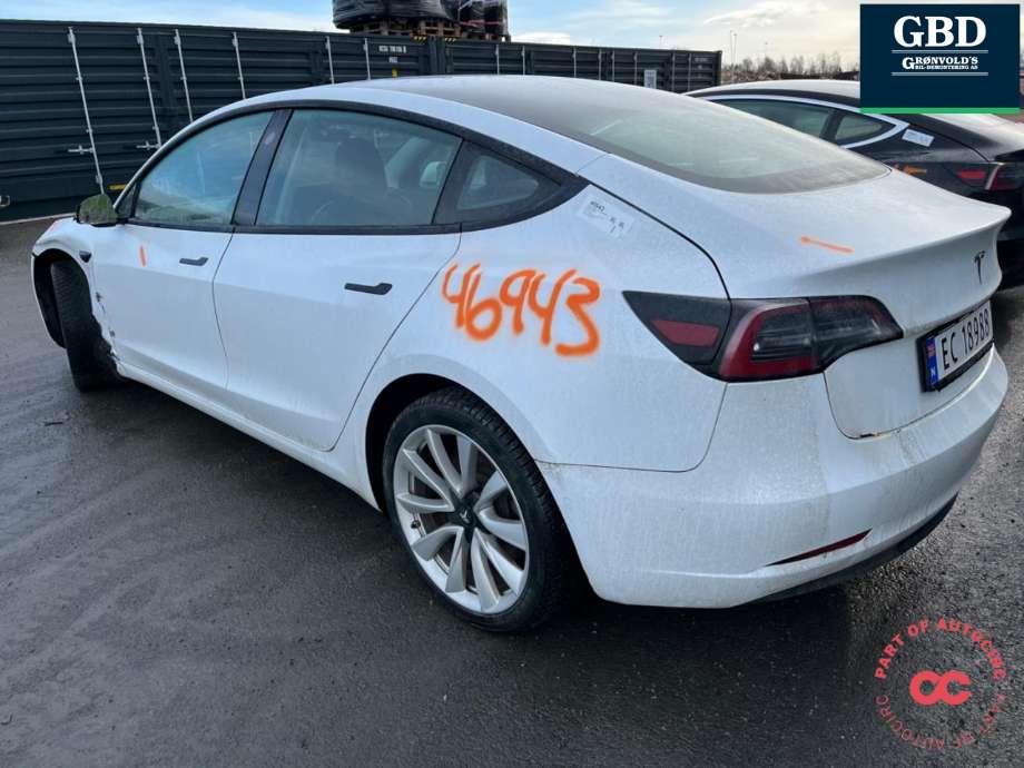 Tesla Model 3 2018-2023 (Fase 1) , Motorkode: 3D3, Girkassekode: 