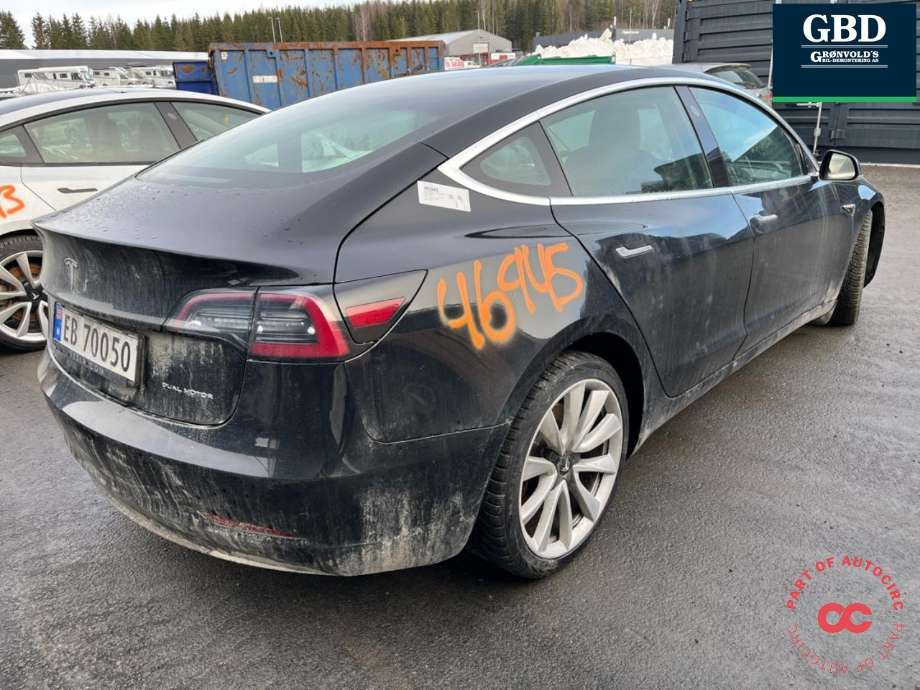 Tesla Model 3 2018-2023 (Fase 1) , Motorkode: 3D3, Girkassekode: 