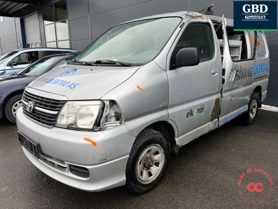 Toyota Hiace 2007-2012 (Fase 3) , Motorkode: 2KD-FTV, Girkassekode: 3303026A60
