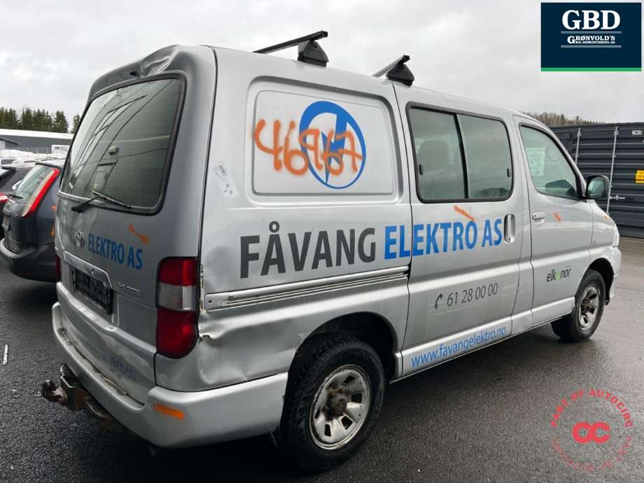 Toyota Hiace 2007-2012 (Fase 3) , Motorkode: 2KD-FTV, Girkassekode: 3303026A60