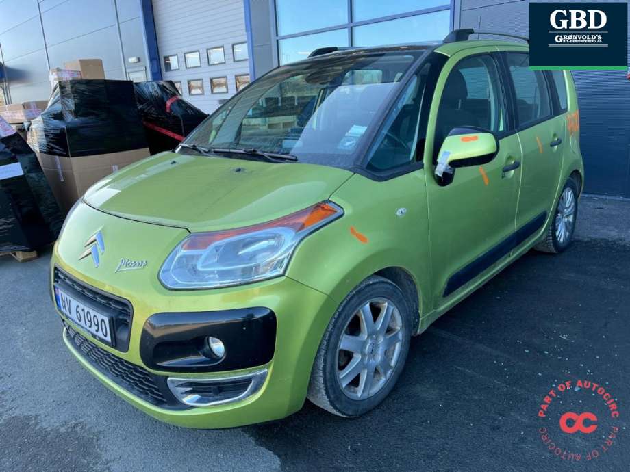 Citroën C3, Picasso, 2009-2017  delebil , Motorkode: 9H02| 9HX, Girkassekode: 2231 N1