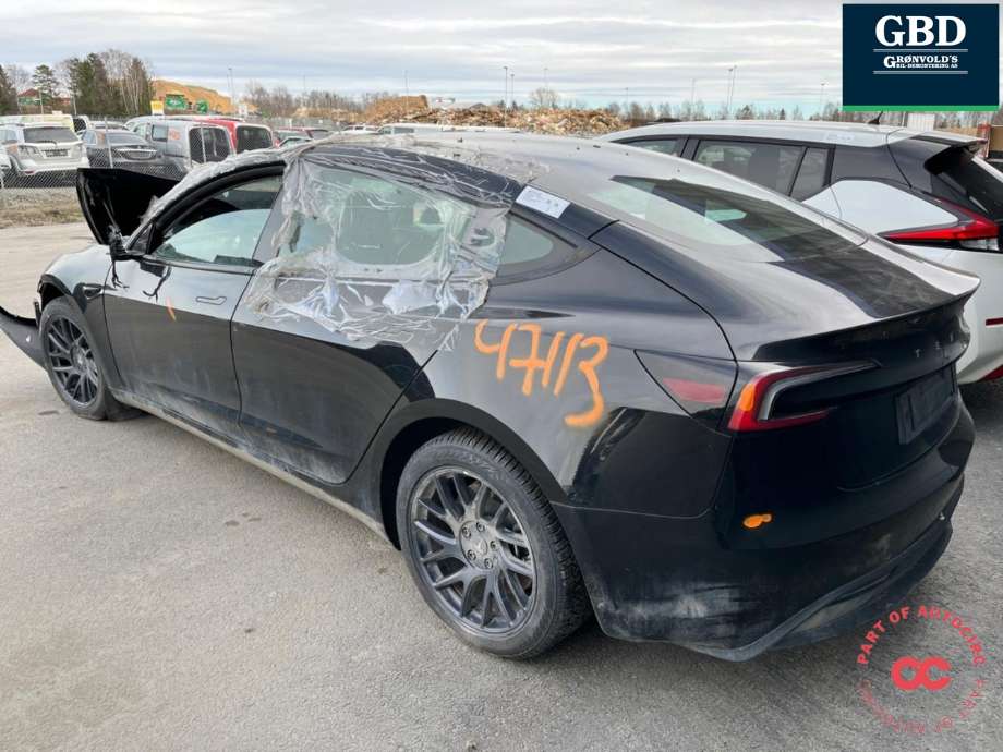 Tesla Model 3 2024-->> (Fase 2) delebil , Motorkode: 3D3, Girkassekode: