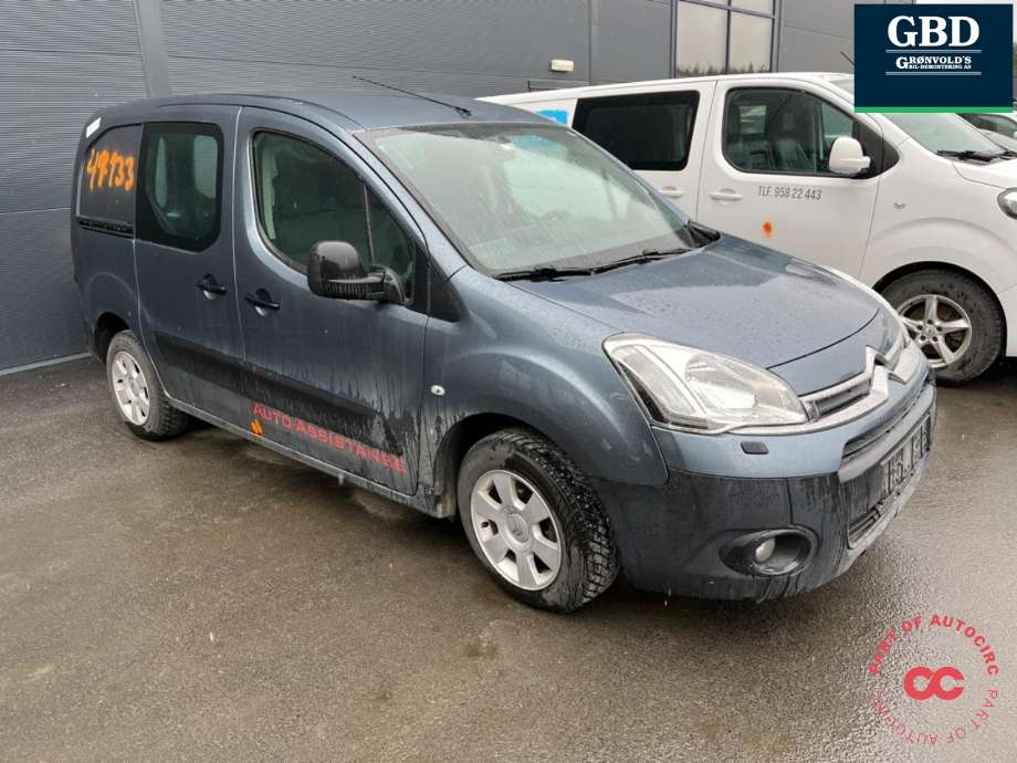 Citroën Berlingo 2008-2015 (Type II, Fase 1) delebil , Motorkode: 9H06| 9HF, Girkassekode: 16 089 352 80