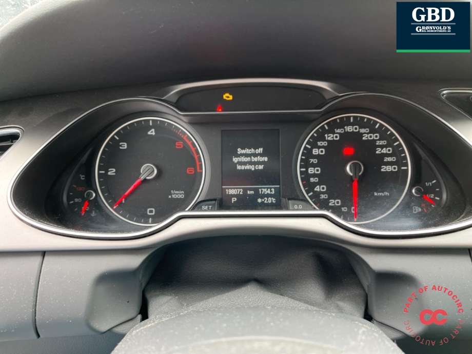 Audi A4 2007-2014 (Type IV) (B8) delebil , Motorkode: CGLC, Girkassekode: PCG
