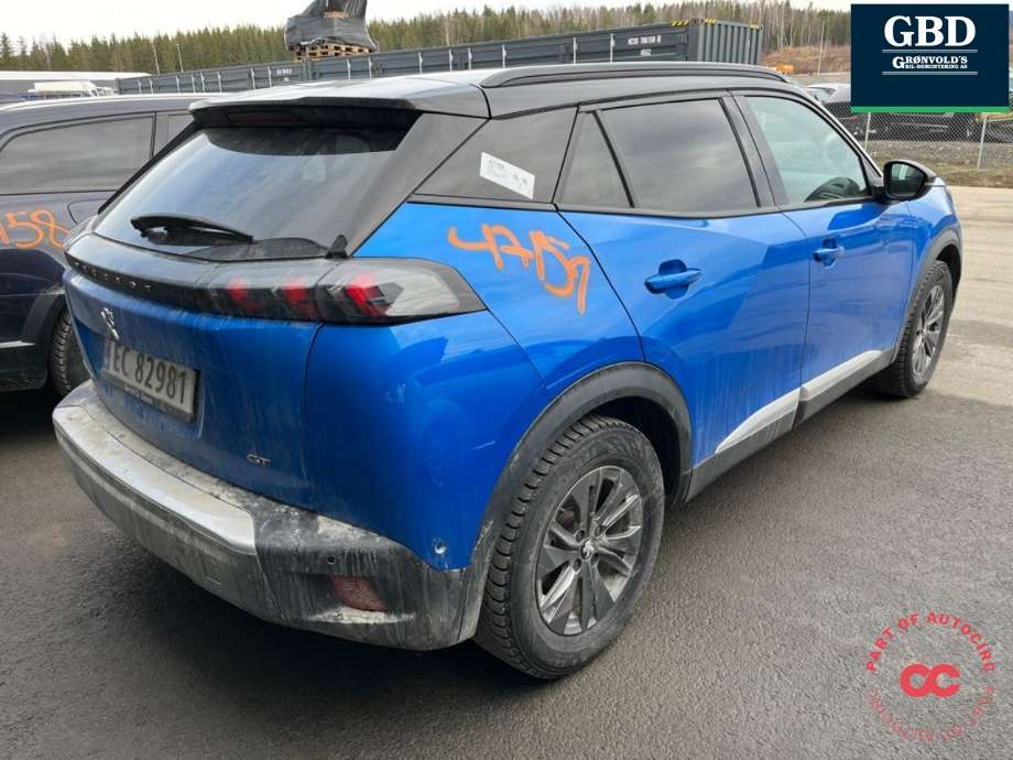 Peugeot e-2008 2019-->> delebil , Motorkode: ZKX, Girkassekode:
