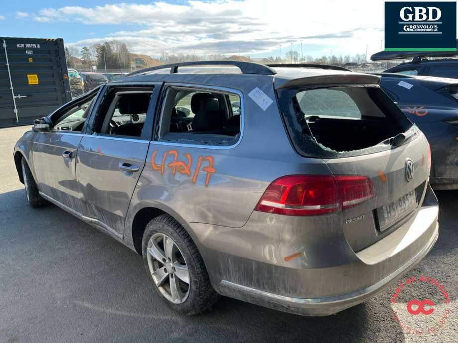 VW Passat 2011-2015 (B7) (B7), Motorkode: CAYC, Girkassekode: MYP