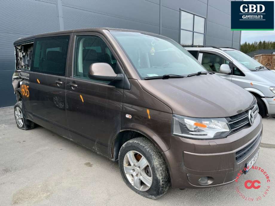 VW Transporter / Caravelle 2009-2015 (Fase 2) (T5) delebil , Motorkode: CCHA, Girkassekode: NYB