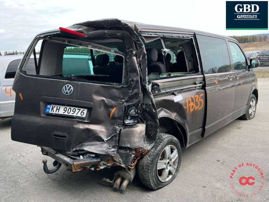 VW Transporter / Caravelle 2009-2015 (Fase 2) (T5) delebil , Motorkode: CCHA, Girkassekode: NYB