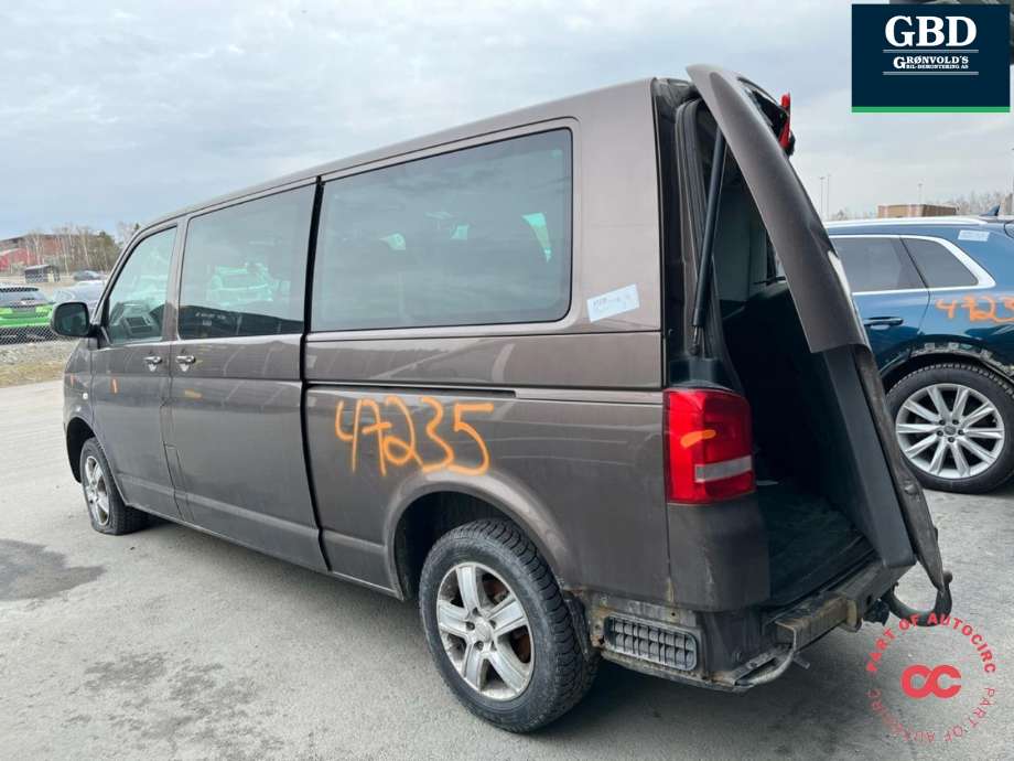 VW Transporter / Caravelle 2009-2015 (Fase 2) (T5) delebil , Motorkode: CCHA, Girkassekode: NYB