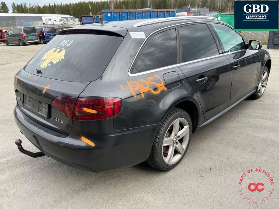 Audi A4 2007-2014 (Type IV) (B8) (B8), Motorkode: CAGC, Girkassekode: LLM