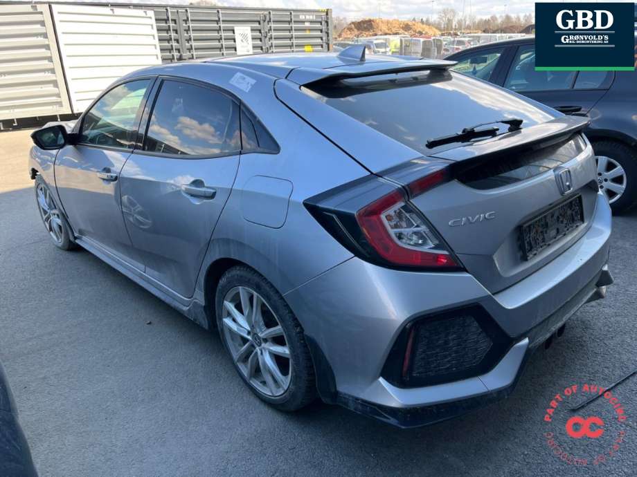 Honda Civic 2017-->> (Type X) delebil , Motorkode: L15BA| L15B7, Girkassekode: 20031-5CK-G01
