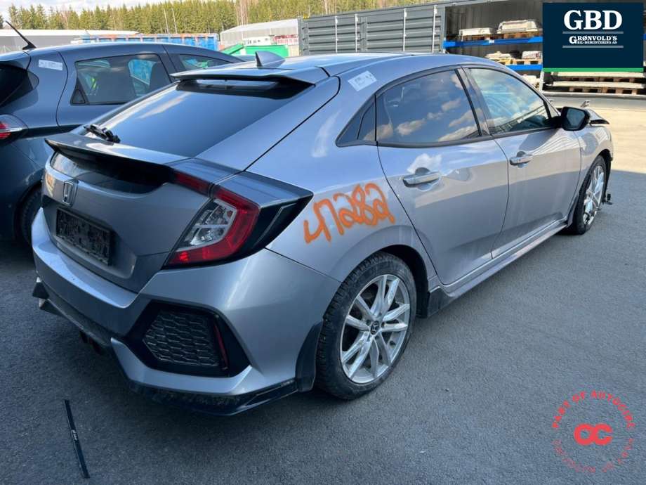 Honda Civic 2017-->> (Type X) delebil , Motorkode: L15BA| L15B7, Girkassekode: 20031-5CK-G01