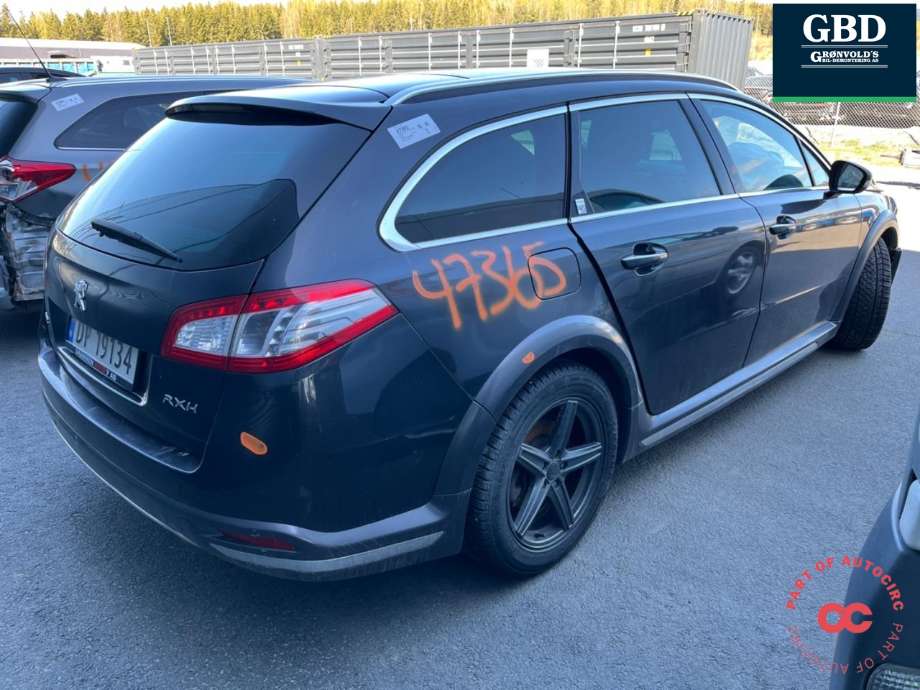 Peugeot 508 2011-2014 (Type I, Fase 1) , Motorkode: RHC| RH02, Girkassekode: 2231 S7