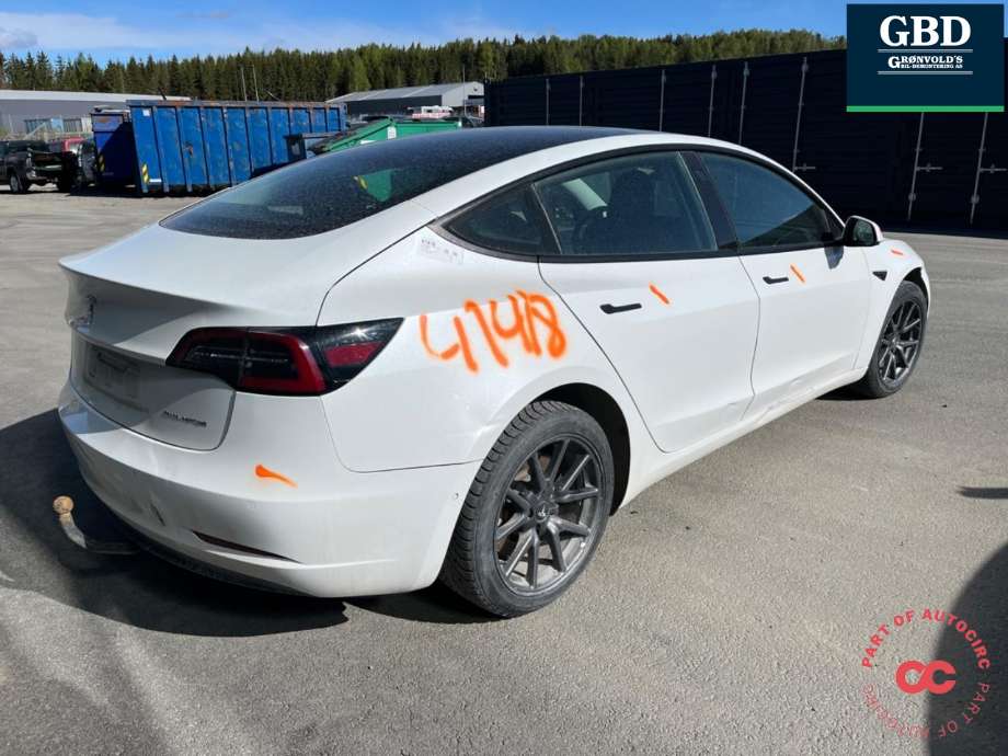 Tesla Model 3 2018-2023 (Fase 1) , Motorkode: 3D3|3D5, Girkassekode: 