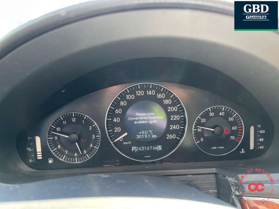 Mercedes E-Klasse 2002-2006 (Fase 1) (W211) (W211), Motorkode: M112.913, Girkassekode: A 211 270 29 00