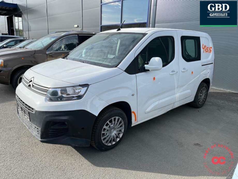 Citroën Berlingo, 2019->> (Type III)  delebil , Motorkode: YH01| YHY, Girkassekode: 16 230 929 80