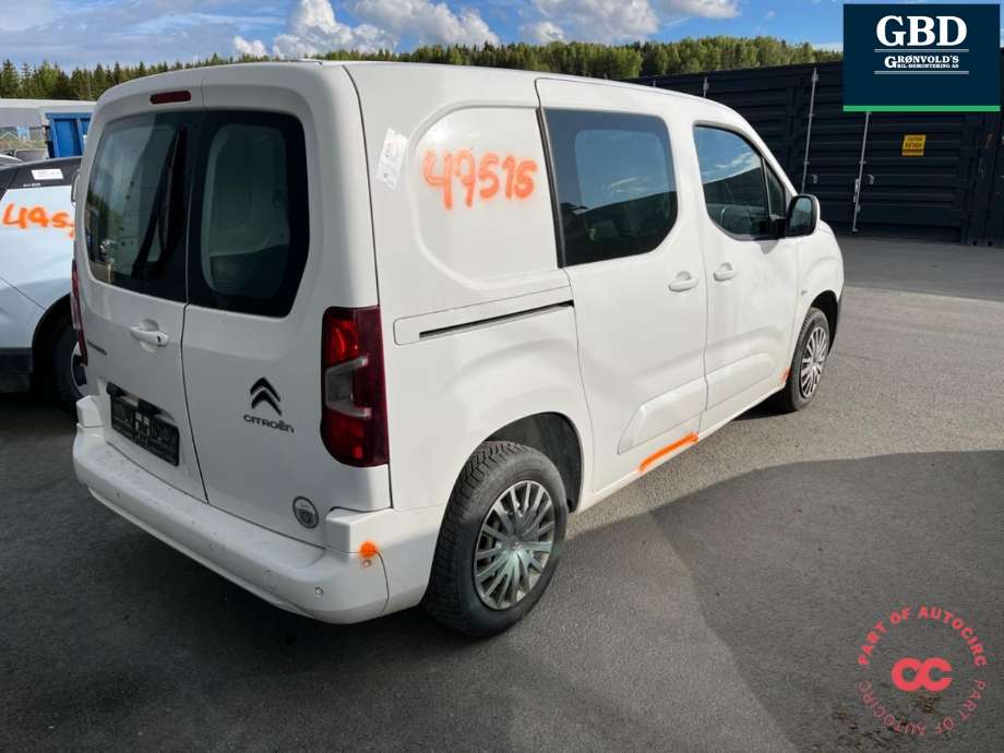 Citroën Berlingo 2019-->> (Type III) , Motorkode: YH01| YHY, Girkassekode: 16 230 929 80