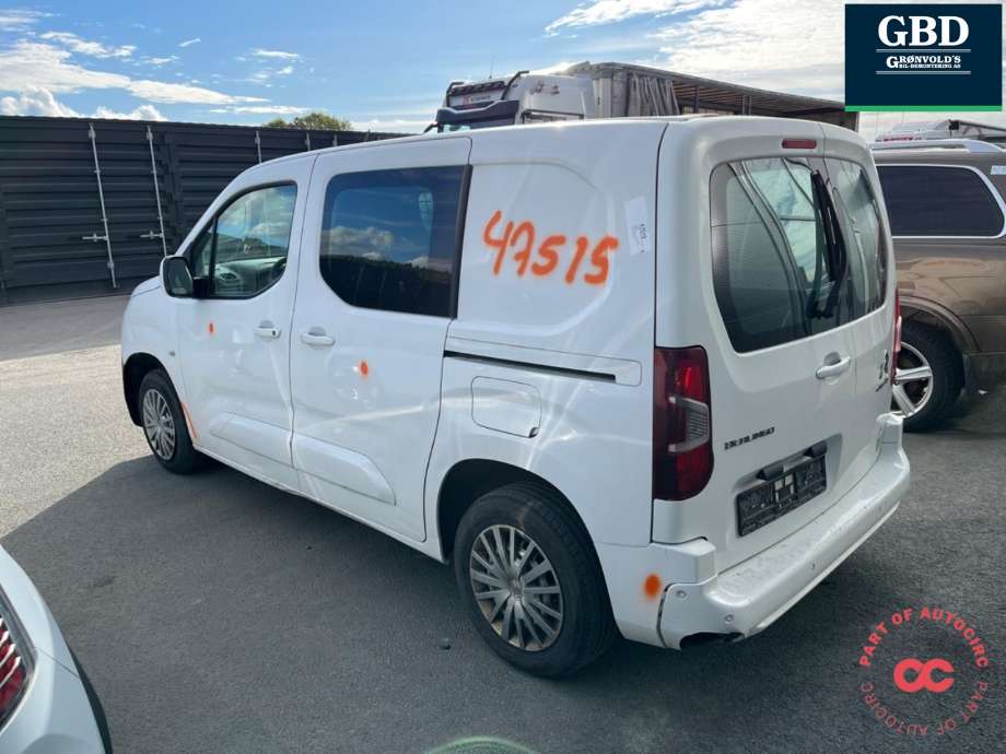 Citroën Berlingo 2019-->> (Type III) , Motorkode: YH01| YHY, Girkassekode: 16 230 929 80