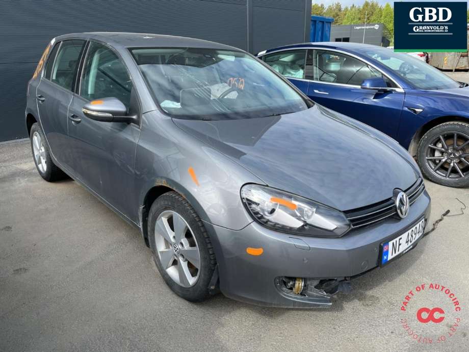VW Golf VI 2008-2012 , Motorkode: CAYC, Girkassekode: MPL