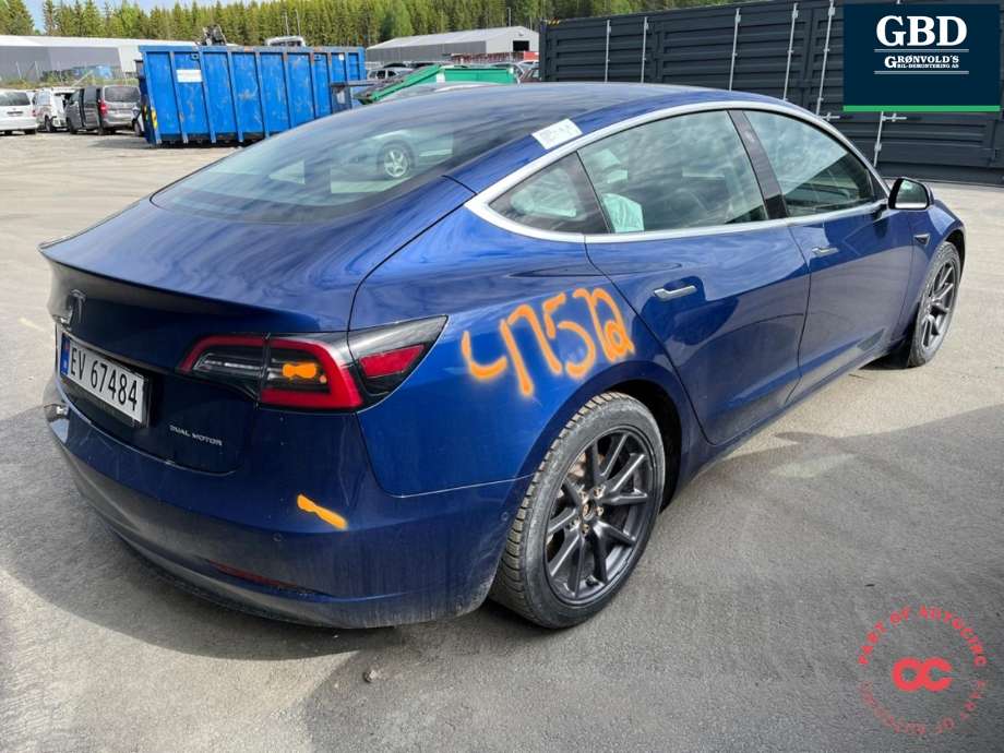 Tesla Model 3 2018-2023 (Fase 1) , Motorkode: 3D3|3D5, Girkassekode: