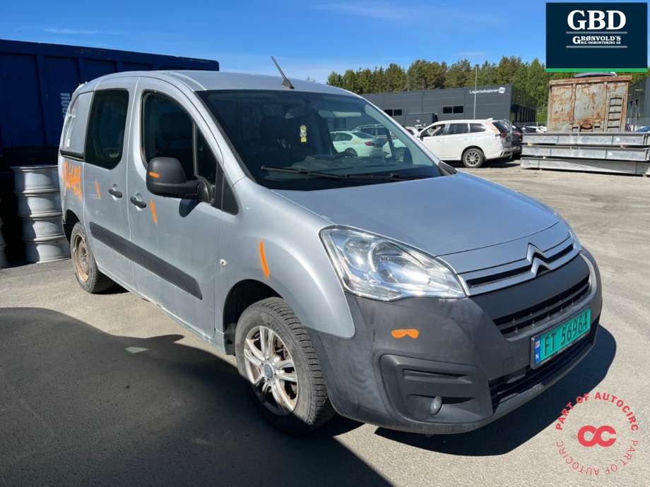Citroën Berlingo 2015-2019 (Type II, Fase 2) , Motorkode: BH02| BHW, Girkassekode: 16 124 442 80