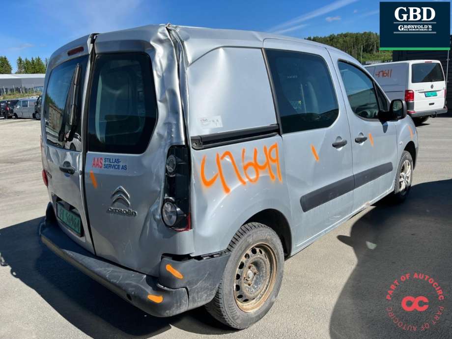 Citroën Berlingo 2015-2019 (Type II, Fase 2) , Motorkode: BH02| BHW, Girkassekode: 16 124 442 80