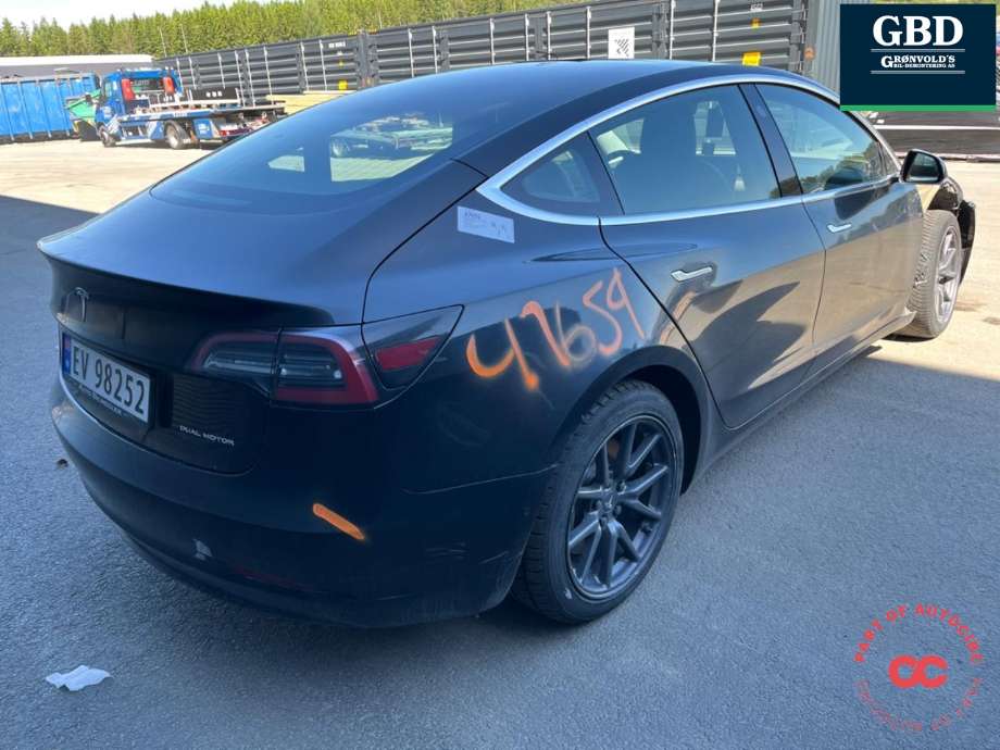 Tesla Model 3 2018-2023 (Fase 1) , Motorkode: 3D3|3D5, Girkassekode: 