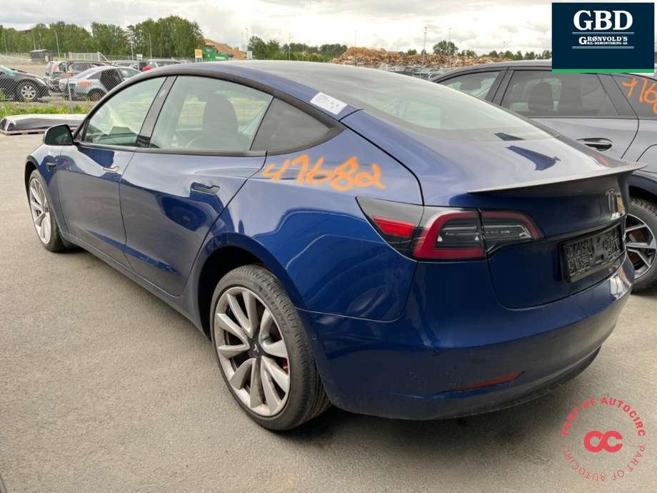 Tesla Model 3 2018-2023 (Fase 1) , Motorkode: 3D3, Girkassekode: 