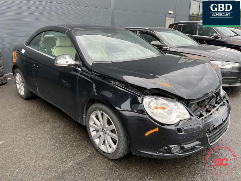 VW EOS, 2006-2013  delebil , Motorkode: CAXA, Girkassekode: JPG