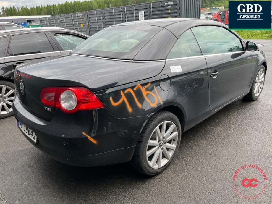 VW EOS 2006-2013 delebil , Motorkode: CAXA, Girkassekode: JPG