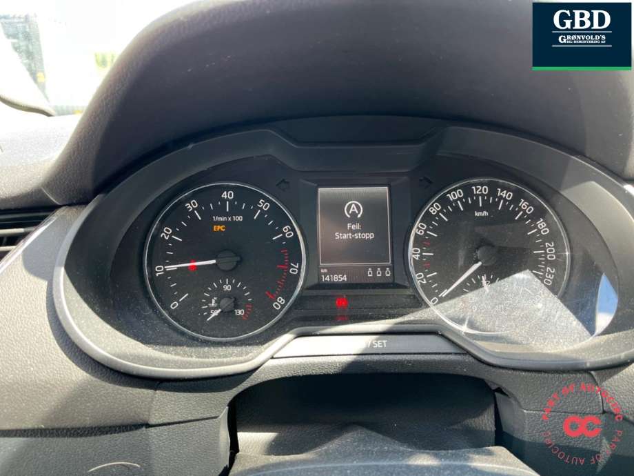 Škoda Octavia 2013-2016 (Type III, Fase 1) , Motorkode: CJSA, Girkassekode: QBN