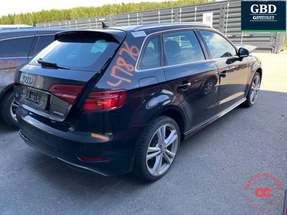 Audi A3 2016-2020 (Type III, Fase 2) , Motorkode: CUKB, Girkassekode: SBZ