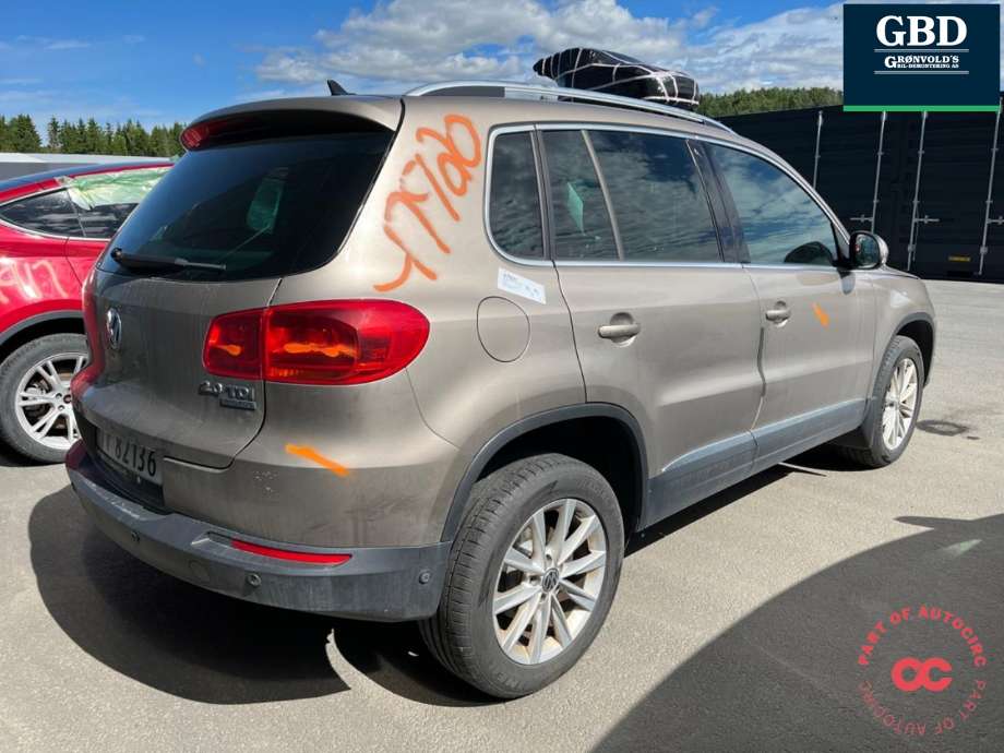 VW Tiguan 2011-2016 (Type I, Fase 2) , Motorkode: CFFB, Girkassekode: MYG