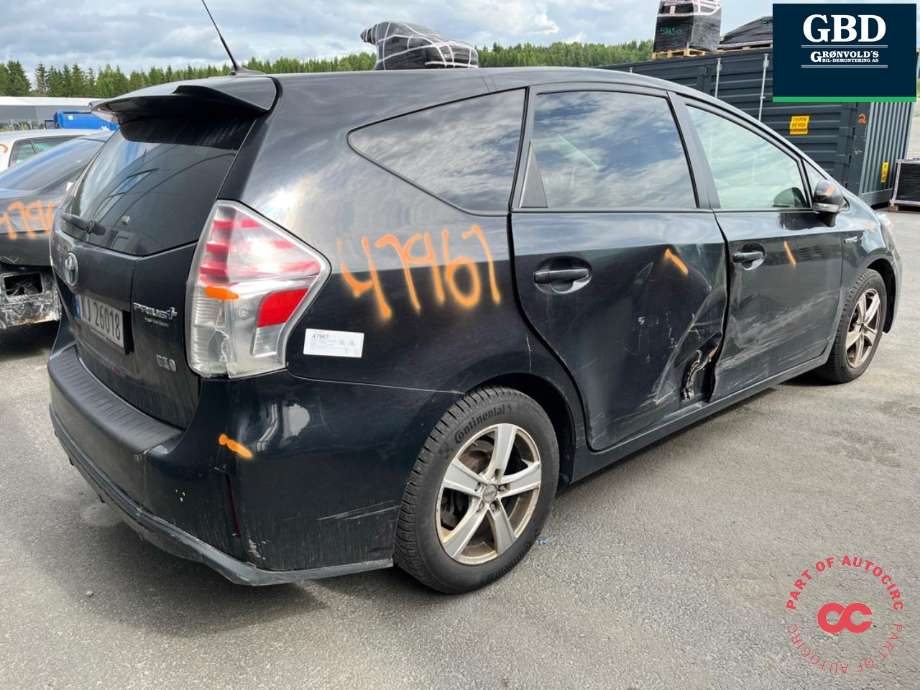Toyota Prius +7 2012-2020 (Type III) (stasjonsvogn) (stasjonsvogn), Motorkode: 2ZR-FXE, Girkassekode: 3090047073