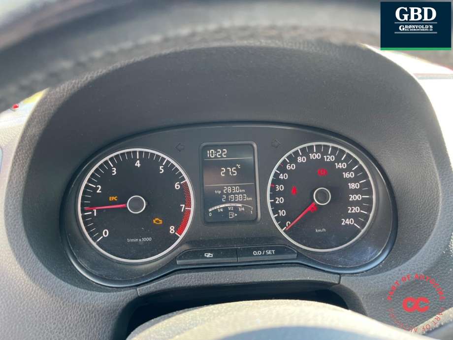 VW Polo 2009-2014 (Type V, Fase 1) , Motorkode: CBZB, Girkassekode: MTH