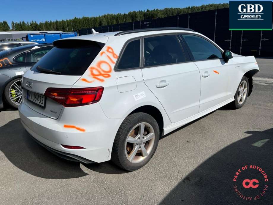 Audi A3 2016-2020 (Type III, Fase 2) , Motorkode: CUKB, Girkassekode: TEA