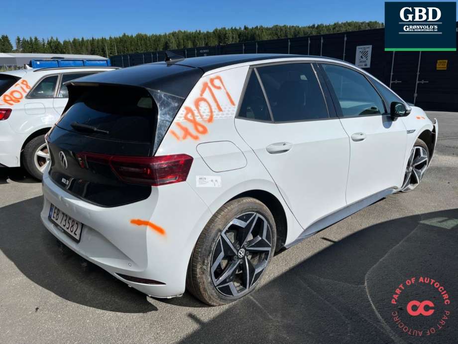 VW ID.3 2020-->> , Motorkode: EBJC, Girkassekode: UMG