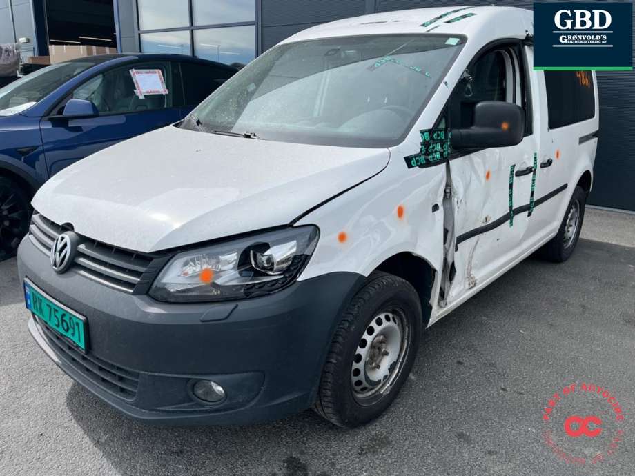 VW Caddy 2010-2015 (Type III, Fase 2) , Motorkode: CAYD, Girkassekode: PWH
