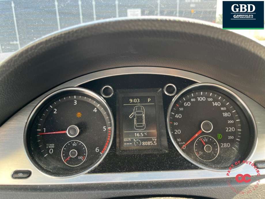 VW CC 2008-2012 (PASSAT CC) (PASSAT CC), Motorkode: CBAB, Girkassekode: KQC