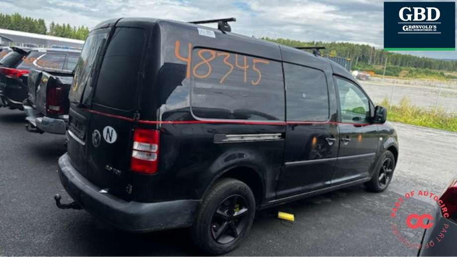 VW Caddy 2010-2015 (Type III, Fase 2) , Motorkode: CFHF, Girkassekode: NFQ