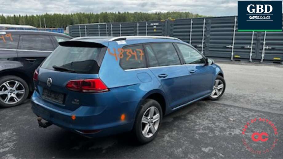 VW Golf VII 2012-2017 (Fase 1) , Motorkode: CHPA, Girkassekode: NBJ