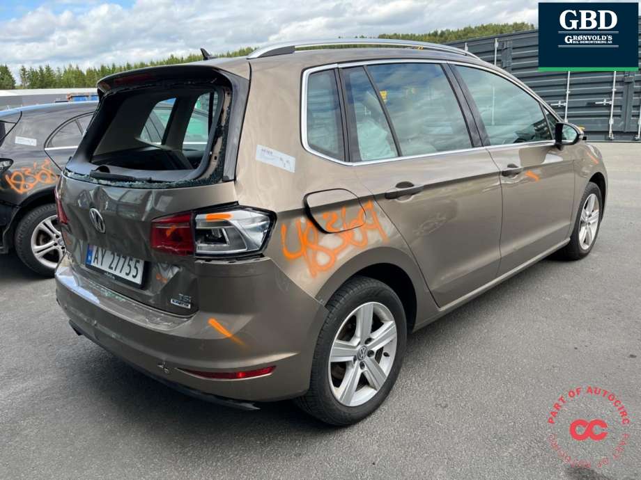 VW Golf Sportsvan 2014-2018 , Motorkode: CYVB, Girkassekode: QHV