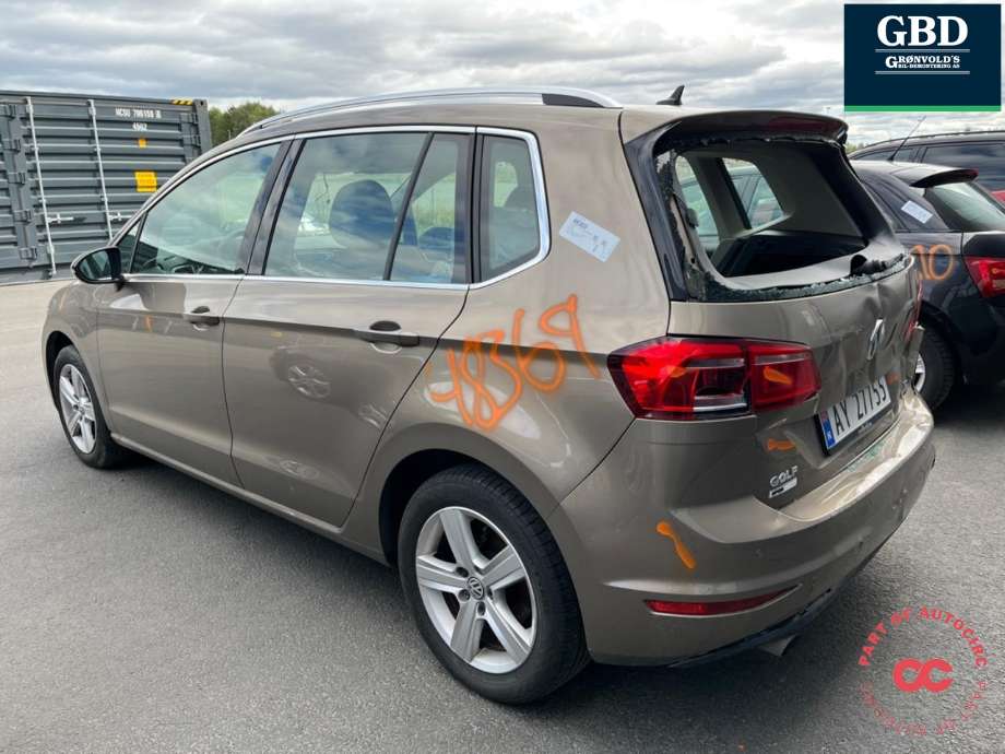 VW Golf Sportsvan 2014-2018 , Motorkode: CYVB, Girkassekode: QHV