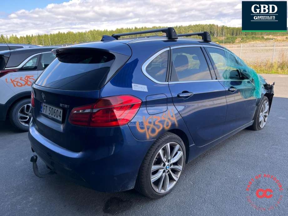 BMW 2-Serie, Active/Gran Tourer 2014-->> (F45/F46) (F45/F46), Motorkode: B38A15A, Girkassekode: 23 00 8 687 713