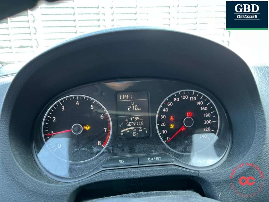 VW Polo 2009-2014 (Type V, Fase 1) , Motorkode: CGPA, Girkassekode: MGZ