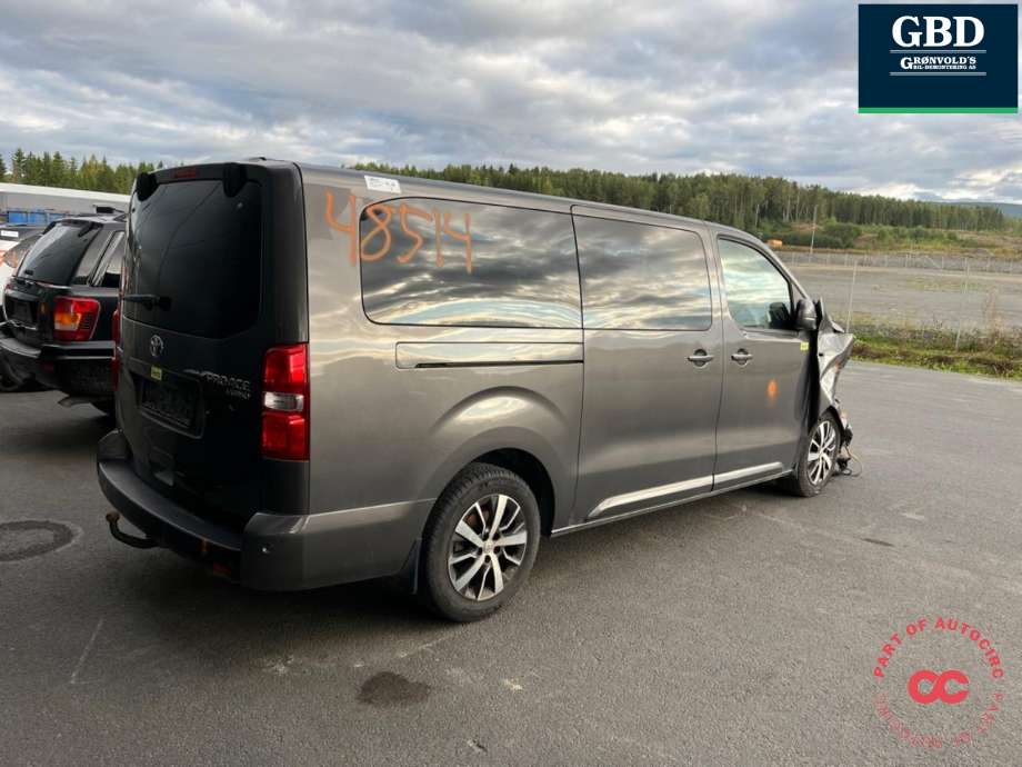 Toyota Proace 2016-->> (Type II) , Motorkode: 4WZ-FHV, Girkassekode: SU001B2741